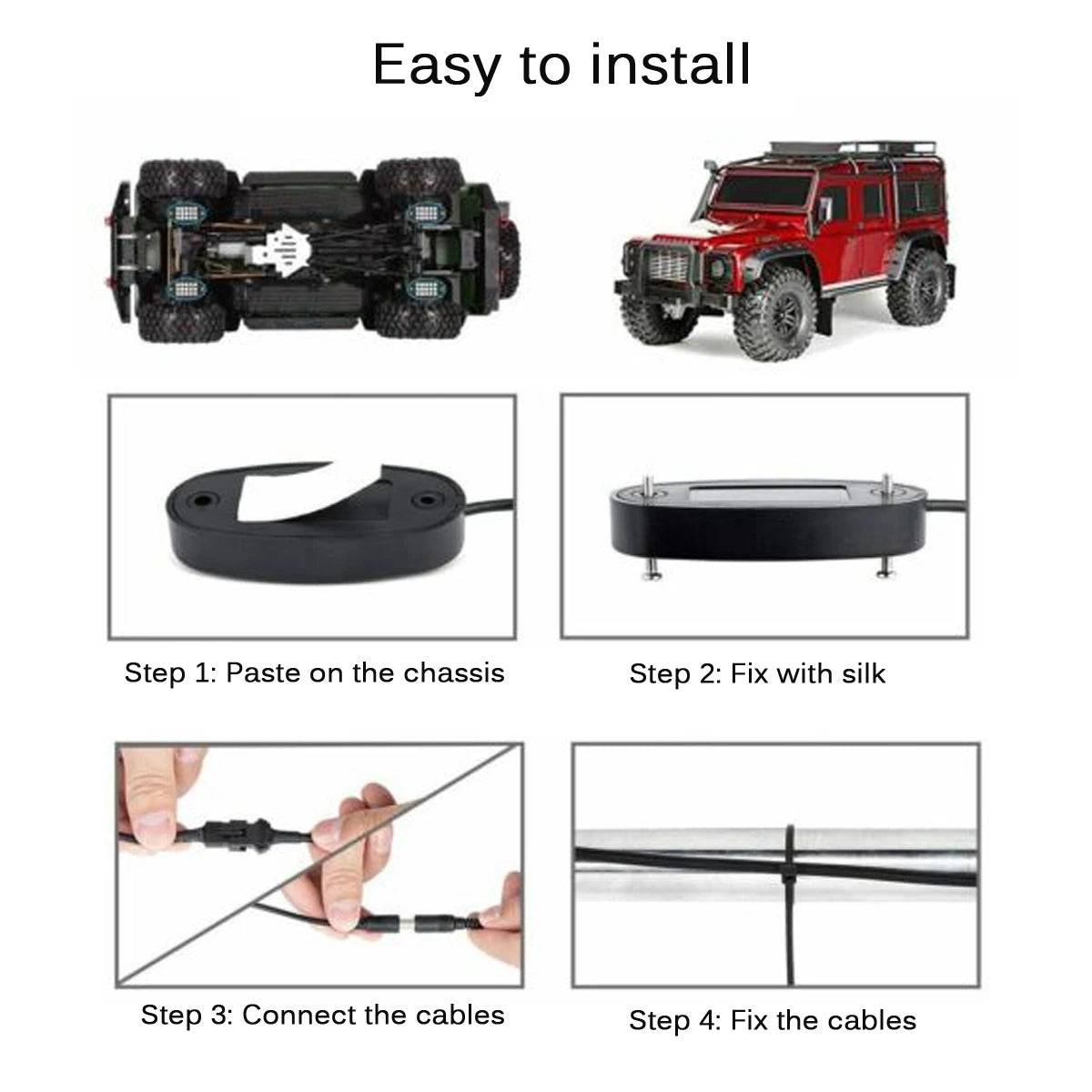 GloboStar® 85331 Car Underbody LED Flood Kit DC 12V 60W με Smart Bluetooth Controller - Εφαρμογή APP & Ασύρματο Χειριστήριο RF Αδιάβροχο IP68 Πολύχρωμο RGB - ledmania.gr