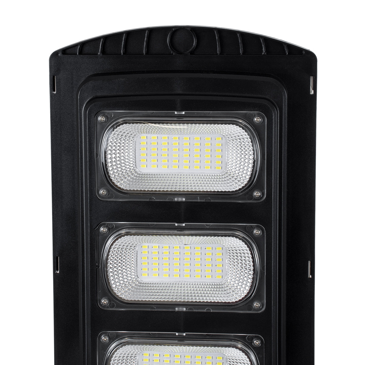 GloboStar® STREETA 85345 Professional LED Solar Street Light Αυτόνομο Ηλιακό Φωτιστικό Δρόμου 150W 1500lm 240 x LED SMD 5730 με Ενσωματωμένο Φωτοβολταϊκό Panel 6V 18W & Επαναφορτιζόμενη Μπαταρία Li-ion 3.2V 20000mAh με Αισθητήρα Ημέρας-Νύχτας & PIR Αισ...