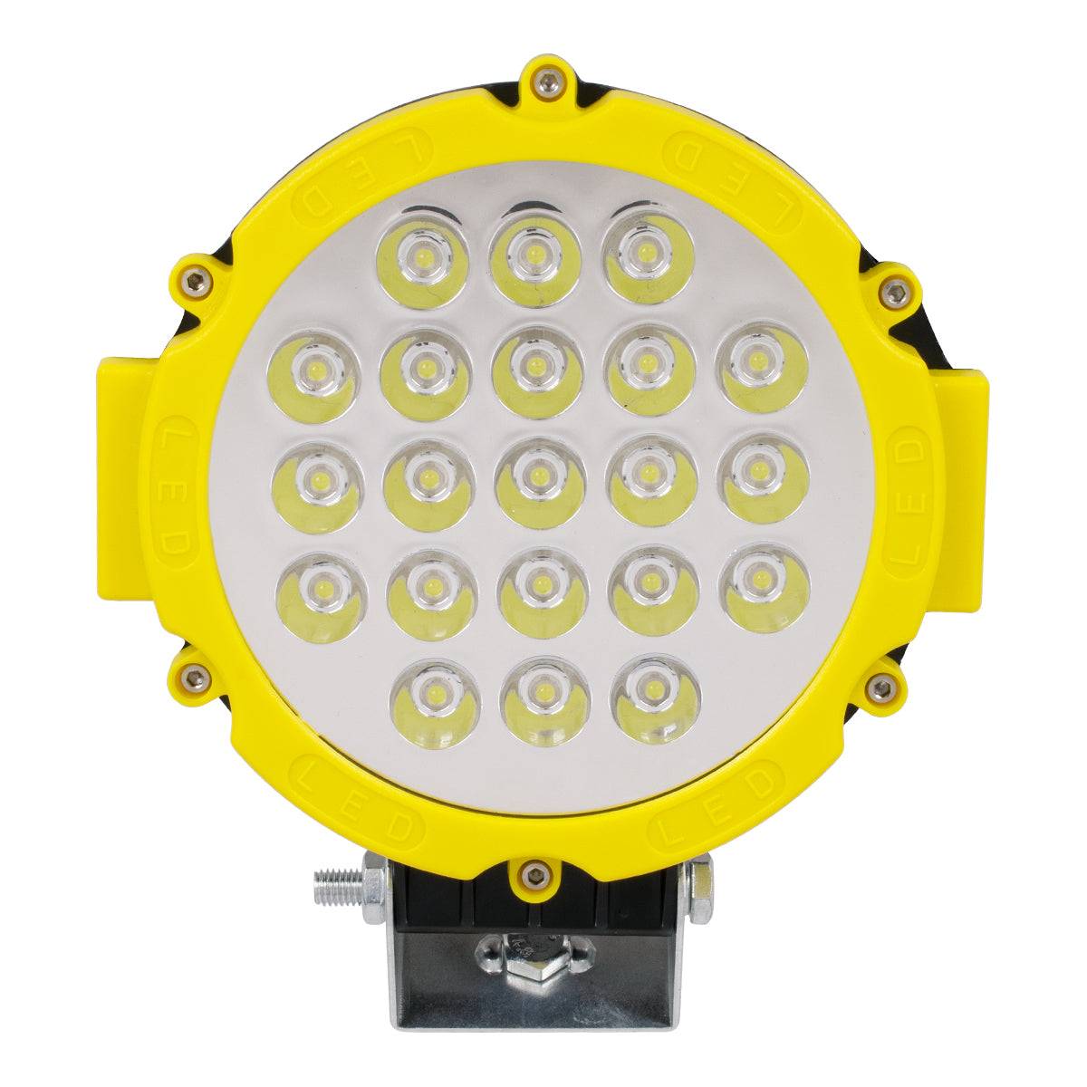 GloboStar® 85411 PRO Series Προβολέας Εργασίας Κίτρινος - Working Light για Αυτοκίνητα & Φορτηγά LED CREE XBD 63W 6300lm DC 10-30V Αδιάβροχος IP65 Ψυχρό Λευκό 6000K - ledmania.gr