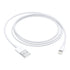 GloboStar® 86090 Καλώδιο Φόρτισης Fast Charging Data iPhone 1M από Regular USB 2.0 σε 8 Pin Lightning Λευκό - ledmania.gr