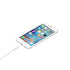 GloboStar® 86090 Καλώδιο Φόρτισης Fast Charging Data iPhone 1M από Regular USB 2.0 σε 8 Pin Lightning Λευκό - ledmania.gr