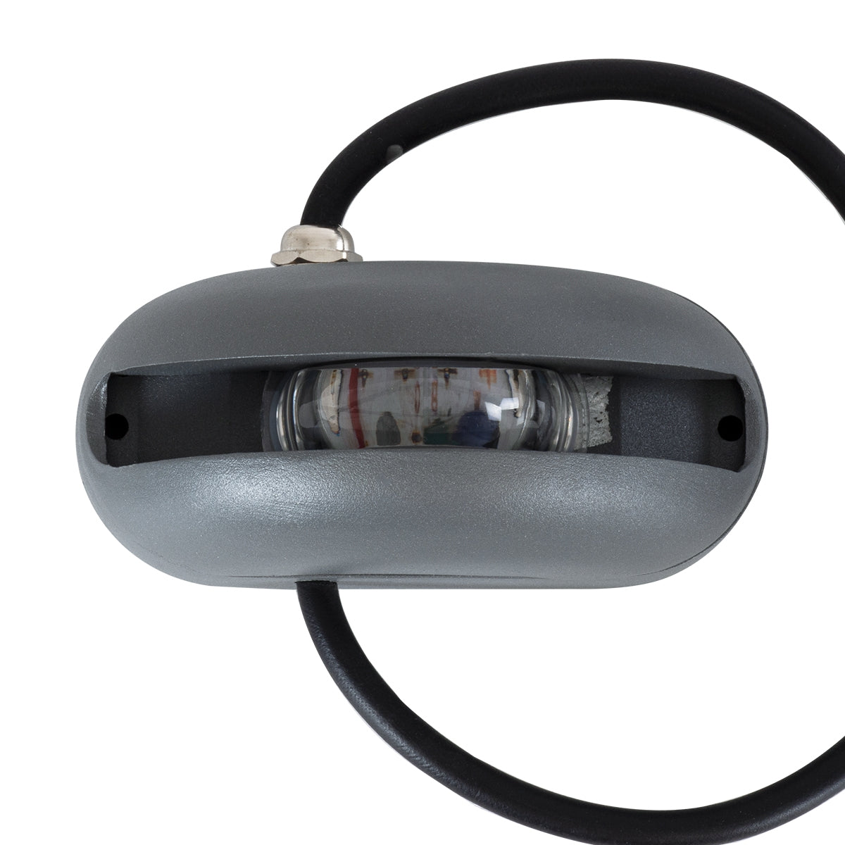 GloboStar® WINDOW-CURBA 90112 Αρχιτεκτονικό Φωτιστικό Ανάδειξης Παραθύρων Window Light LED 6W 510lm 3x262° DC 24V Αδιάβροχο IP65 L12 x W5.3 x H6.5cm RGBW DMX512 - Γκρι Ανθρακί - ledmania.gr