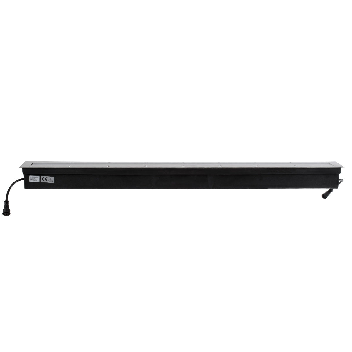 GloboStar® UNDERGROUND-MINA 90195 Χωνευτό Φωτιστικό Wall Washer Δαπέδου LED 24W 2040lm 10° DC 24V Αδιάβροχο IP68 L100 x W9 x H7.2cm RGBW DMX512 - Ανοξείδωτο Ατσάλι