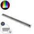 GloboStar® UNDERGROUND-MINA 90197 Χωνευτό Φωτιστικό Wall Washer Δαπέδου LED 24W 2040lm 10° DC 24V Αδιάβροχο IP68 με Ρυθμιζόμενη Γωνία Φωτισμού L108 x W9 x H7.5cm RGBW DMX512 - Ανοξείδωτο Ατσάλι - ledmania.gr