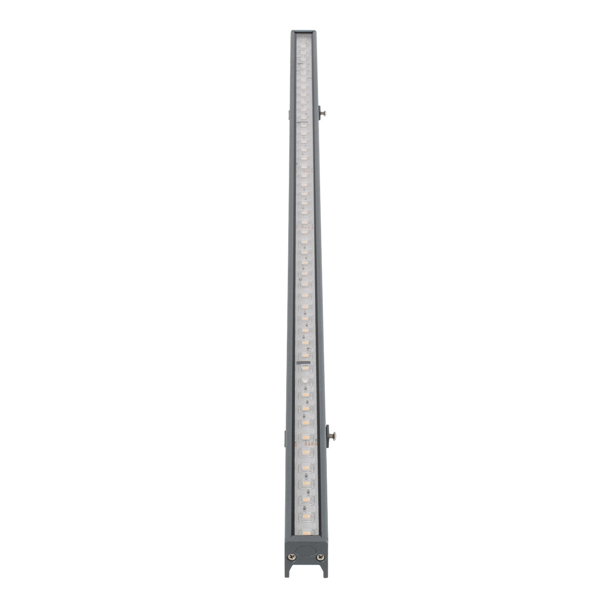 GloboStar® DIGI-BAR 90209 Ψηφιακή Μπάρα Φωτισμού Wall Washer Digital Pixel Facade Tuber Bar LED 12W 840lm 90° DC 24V Αδιάβροχο IP65 L100 x W3.2 x H3cm Θερμό Λευκό 2700K DMX512 - Ασημί με Διάφανο Κάλυμμα - ledmania.gr