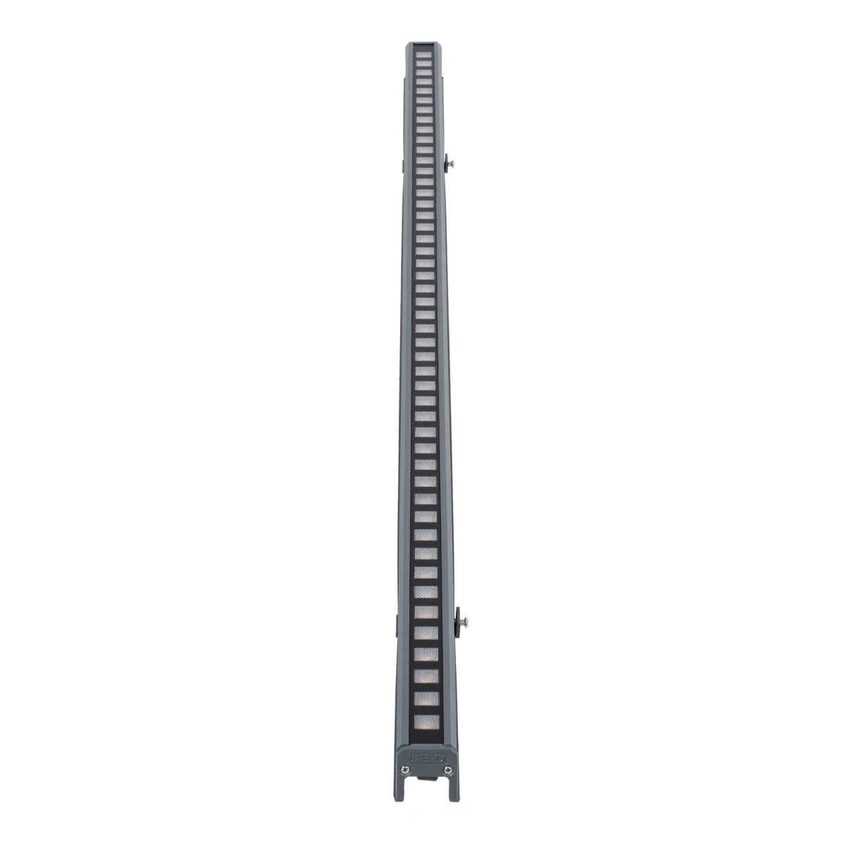 GloboStar® DIGI-BAR 90211 Ψηφιακή Μπάρα Φωτισμού Wall Washer Digital Pixel Facade Tuber Bar LED 12W 840lm 45° DC 24V Αδιάβροχο IP65 L100 x W3.5 x H3.2cm Θερμό Λευκό 2700K DMX512 - Γκρι Ανθρακί με Pixel Lens Φακούς - ledmania.gr
