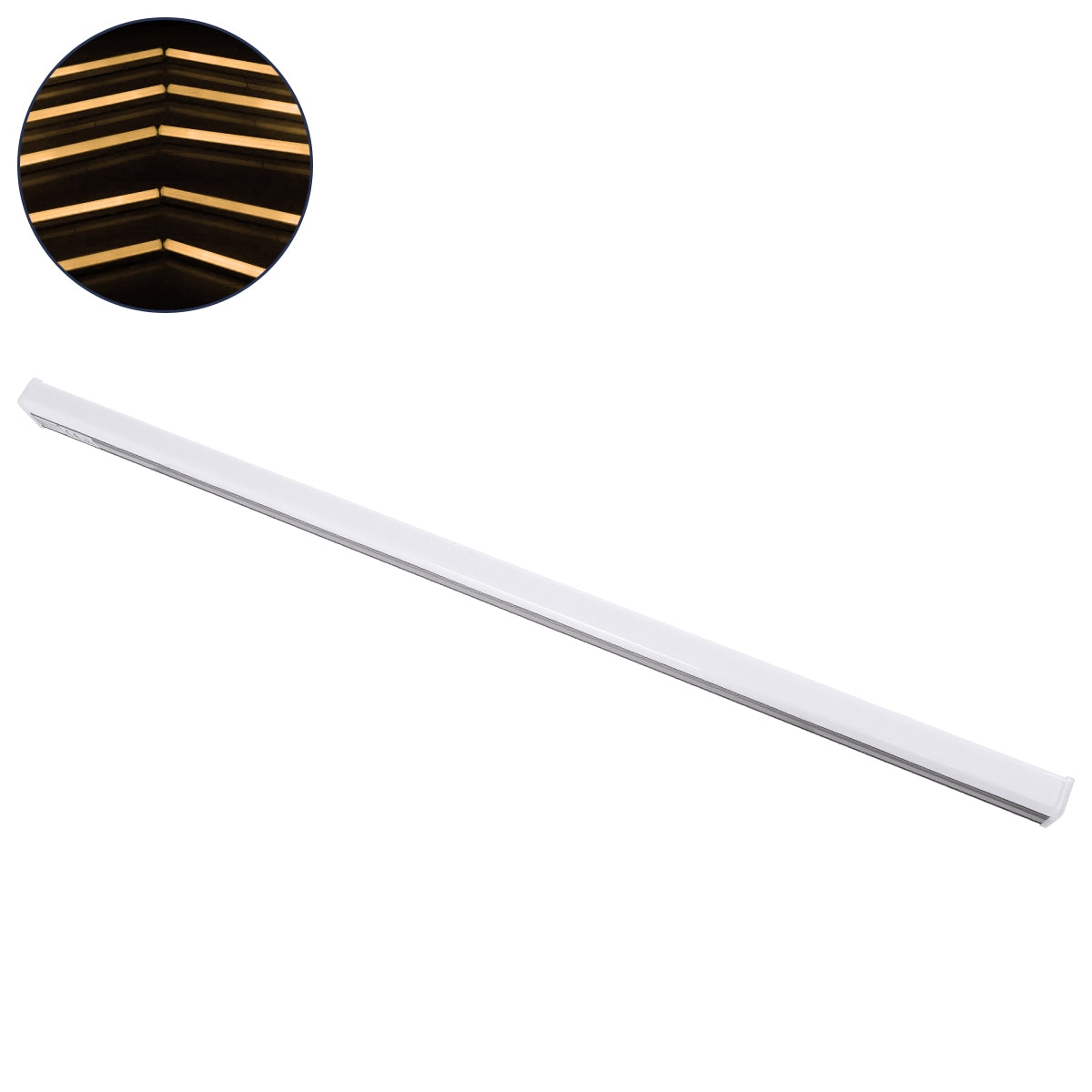 GloboStar® DIGI-BAR 90213 Ψηφιακή Μπάρα Φωτισμού Wall Washer Digital Pixel Facade Tuber Bar LED 12W 840lm 180° DC 24V Αδιάβροχο IP65 L100 x W3 x H4.5cm Θερμό Λευκό 2700K DMX512 - Ασημί Με Οπάλ Λευκό Κάλυμμα - ledmania.gr