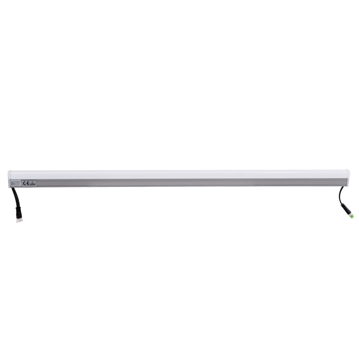 GloboStar® DIGI-BAR 90213 Ψηφιακή Μπάρα Φωτισμού Wall Washer Digital Pixel Facade Tuber Bar LED 12W 840lm 180° DC 24V Αδιάβροχο IP65 L100 x W3 x H4.5cm Θερμό Λευκό 2700K DMX512 - Ασημί Με Οπάλ Λευκό Κάλυμμα - ledmania.gr