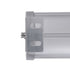 GloboStar® WASHER-GAIA 90217 Μπάρα Φωτισμού Wall Washer LED 216W 19440lm 10° DC 24V Αδιάβροχο IP67 L100 x W10.2 x H9.5cm Θερμό Λευκό 2700K - Ασημί