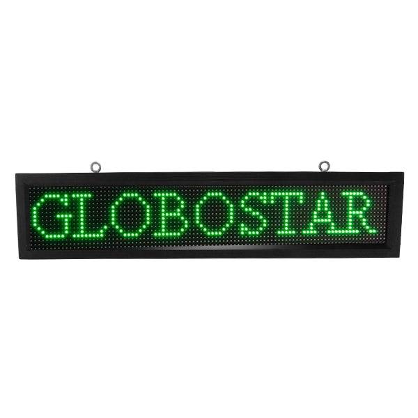 GloboStar® 90252 Κυλιόμενη Ψηφιακή Επιγραφή P10 LED SMD AC 220-240V με Wi-Fi - Αδιάβροχή IP54 - Μονής Όψης - Μ104 x Π9 x Υ24cm Πράσινο - ledmania.gr