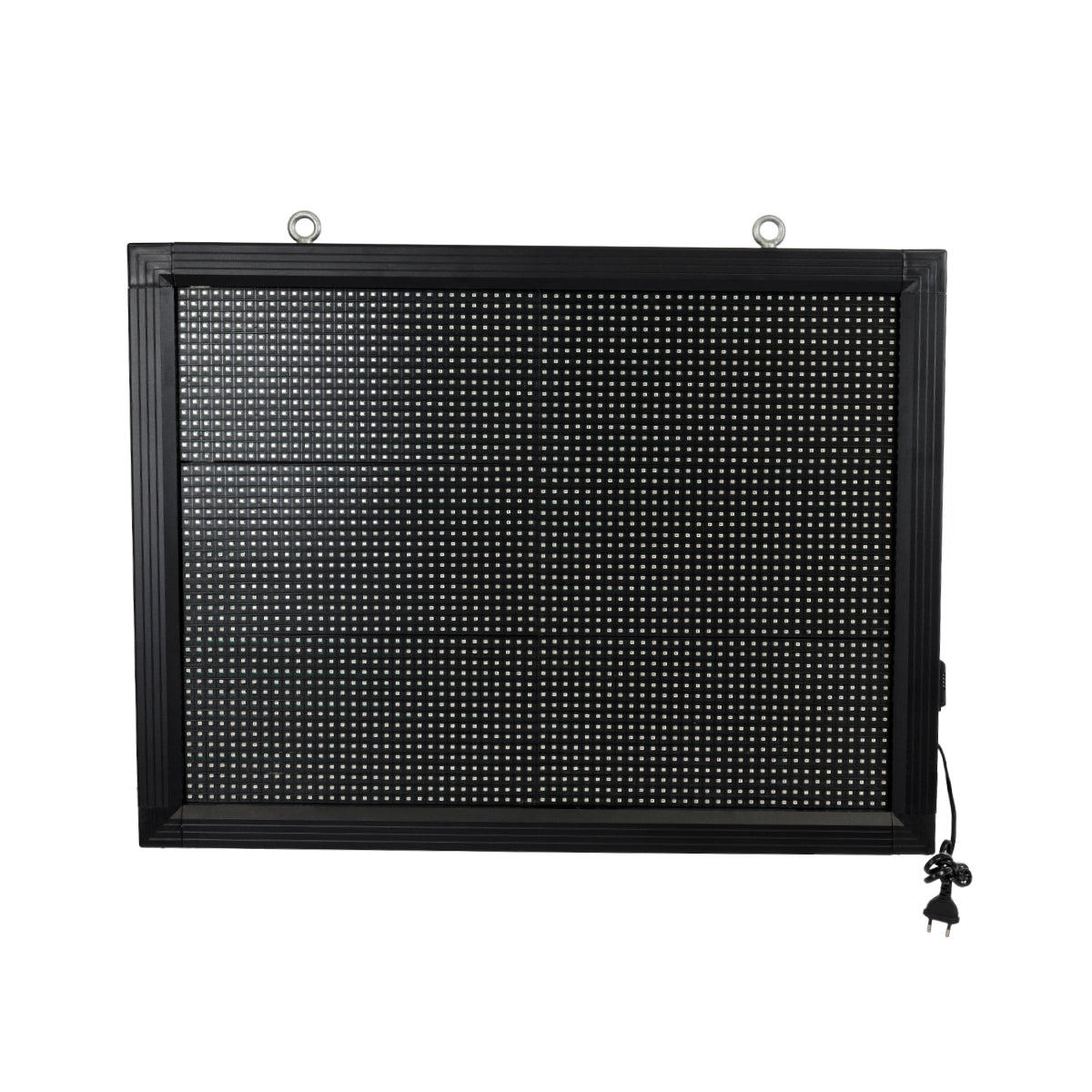 GloboStar® DISPLAY 90286 LED Scrolling Display 64x48cm - Κυλιόμενη Ψηφιακή Πινακίδα / Επιγραφή Μονής Όψης P10 LED SMD AC 220-240V - Λειτουργία μέσω Wi-Fi με Εφαρμογή APP - Αισθήτηρας Θερμοκρασίας και Υγρασίας - Αδιάβροχο IP65 - Μ72 x Π9 x Υ56cm - Κόκκι...