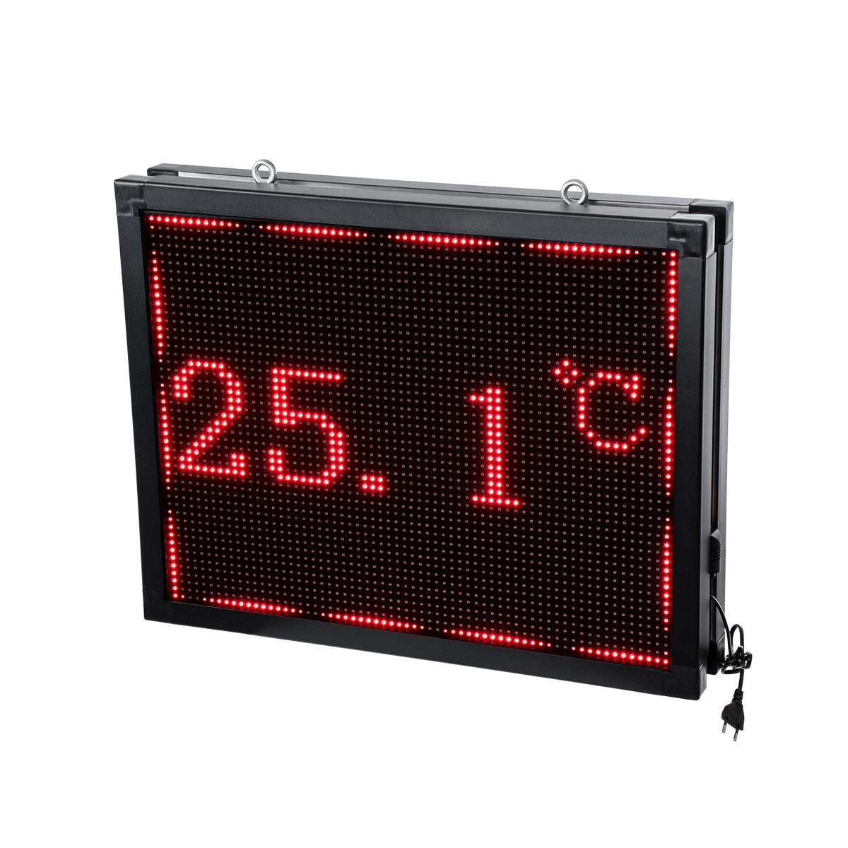 GloboStar® DISPLAY 90288 LED Scrolling Display 64x48cm - Κυλιόμενη Ψηφιακή Πινακίδα / Επιγραφή Διπλής Όψης P10 LED SMD AC 220-240V - Λειτουργία μέσω Wi-Fi με Εφαρμογή APP - Αισθήτηρας Θερμοκρασίας και Υγρασίας - Αδιάβροχο IP65 - Μ70 x Π11 x Υ54.5cm - Κ...