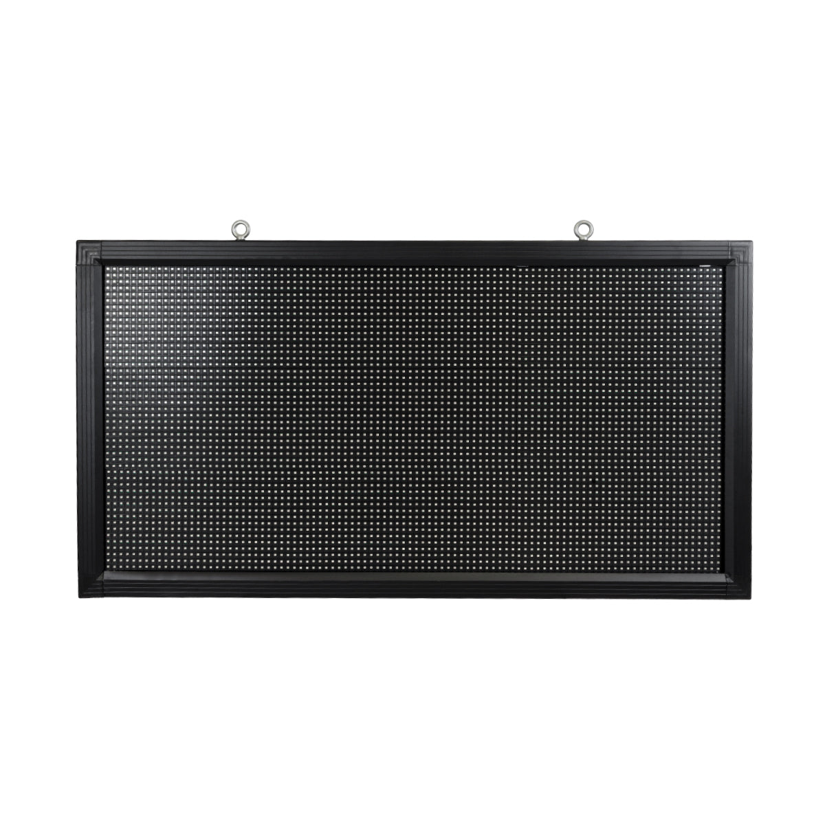 GloboStar® DISPLAY 90296 LED Scrolling Display 96x48cm - Κυλιόμενη Ψηφιακή Πινακίδα / Επιγραφή Μονής Όψης P10 LED SMD AC 220-240V - Λειτουργία μέσω Wi-Fi με Εφαρμογή APP - Αισθήτηρας Θερμοκρασίας και Υγρασίας - Αδιάβροχο IP65 - Μ104 x Π9 x Υ56cm - Κόκκ...