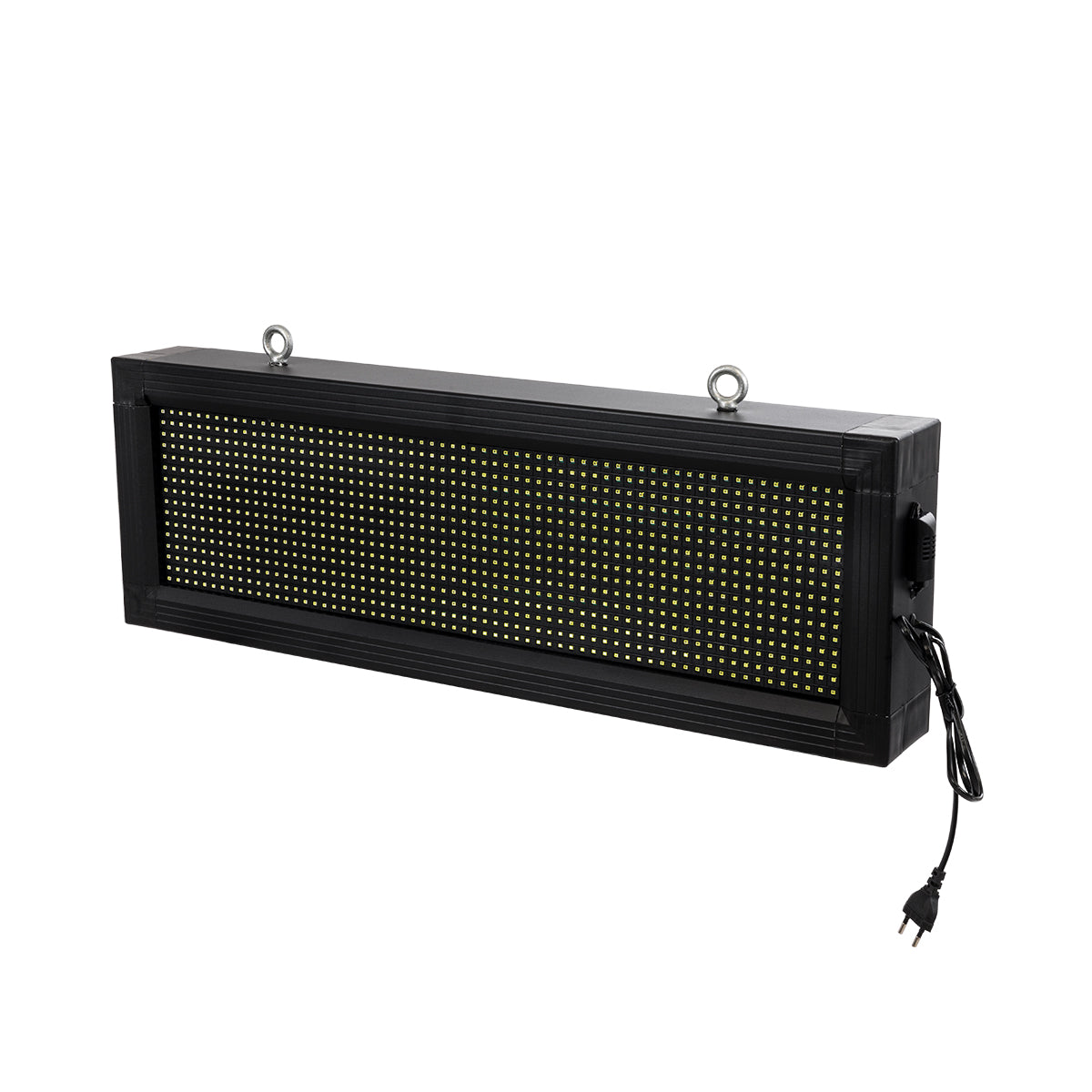 GloboStar® DISPLAY 90306 LED Scrolling Display 64x16cm - Κυλιόμενη Ψηφιακή Πινακίδα / Επιγραφή Μονής Όψης P10 LED SMD AC 220-240V - Λειτουργία μέσω Wi-Fi με Εφαρμογή APP - Αισθήτηρας Θερμοκρασίας και Υγρασίας - Αδιάβροχο IP65 - Μ72 x Π9 x Υ24cm - Ψυχρό...