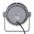 GloboStar® FLOOD-MENA 90336 Προβολέας Wall Washer με Αντιθαμβωτική Γρίλια για Φωτισμό Κτιρίων LED 24W 2040lm 30° AC 220-240V Αδιάβροχο IP67 L19.5 x W16 x H21cm Αρχιτεκτονικό Πορτοκαλί 2200K - Γκρι Ανθρακί