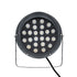 GloboStar® TREELIGHT-VINA 90361 Σποτ Φωτισμού Wall Washer με Αντιθαμβωτική Γρίλια Ειδικό για Φυτά - Δέντρα με Βάση Κήπου / Καρφωτό LED 24W 2280lm 10° DC 24V Αδιάβροχο IP65 L21.5 x W18.3 x H14cm Φυσικό Λευκό 4500K - Μαύρο - 3 Years Warranty - ledmania.gr