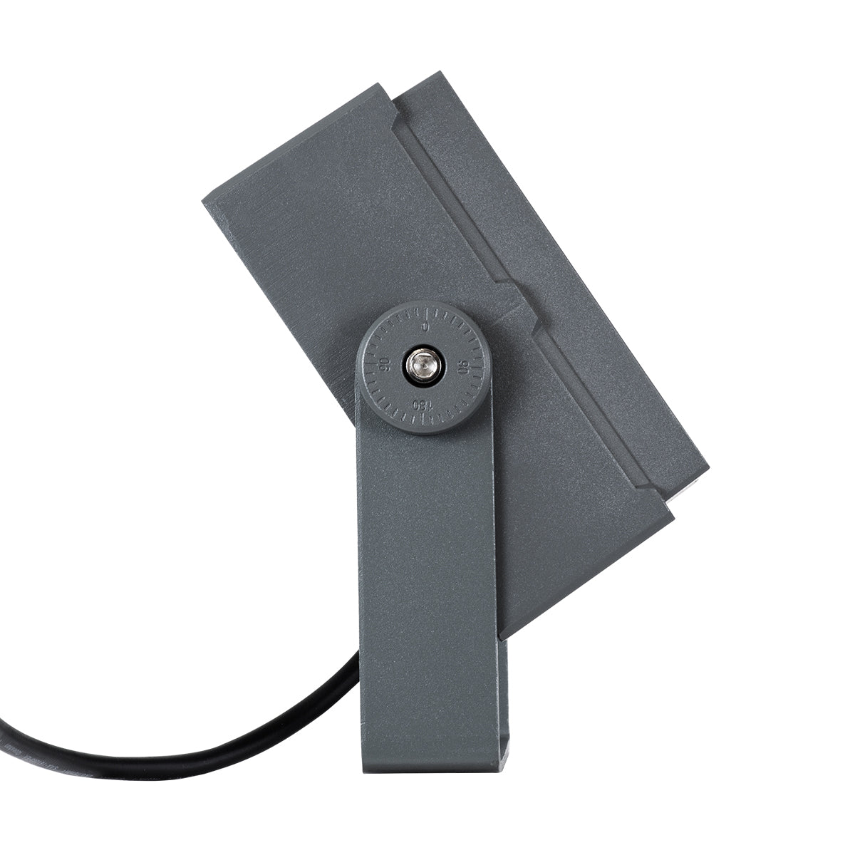 GloboStar® FLOOD-TINY 90368 Προβολέας Wall Washer για Φωτισμό Κτιρίων LED 27W 2430lm 3° DC 24V Αδιάβροχο IP65 L13.8 x W16.4 x H7cm Θερμό Λευκό 3000K - Γκρι Ανθρακί - 3 Years Warranty - ledmania.gr