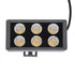 GloboStar® FLOOD-DANY 90375 Προβολέας Wall Washer για Φωτισμό Κτιρίων LED 24W 2160lm 5° DC 24V Αδιάβροχο IP65 L16 x W9.5 x H7.5cm Θερμό Λευκό 3000K - Γκρι Ανθρακί - 3 Years Warranty