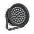 GloboStar® FLOOD-NIGMA 90397 Προβολέας Wall Washer για Φωτισμό Κτιρίων LED 54W 4590lm 30° AC 220-240V Αδιάβροχο IP65 L24.5 x W24.5 x H14.7cm Αρχιτεκτονικό Πορτοκαλί 2200K - Μαύρο