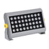 GloboStar® FLOOD-HENA 90445 Προβολέας Wall Washer για Φωτισμό Κτιρίων LED 36W 3060lm 30° AC 220-240V Αδιάβροχο IP67 Μ30 x Π6 x Υ17cm Αρχιτεκτονικό Πορτοκαλί 2200K - Ασημί