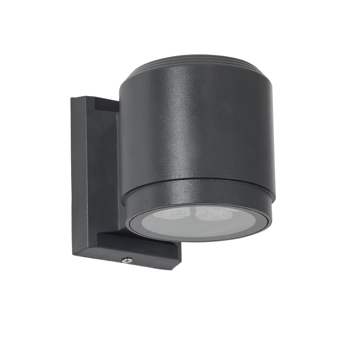 GloboStar® WALLLIGHT-SONA 90482 Φωτιστικό Τοίχου - Απλίκα Point Light LED 12W 1140lm 5° DC 24V Αδιάβροχο IP67 Μ9.5 x Π13 x Υ11cm Φυσικό Λευκό 4500K - Γκρι Ανθρακί - 3 Years Warranty