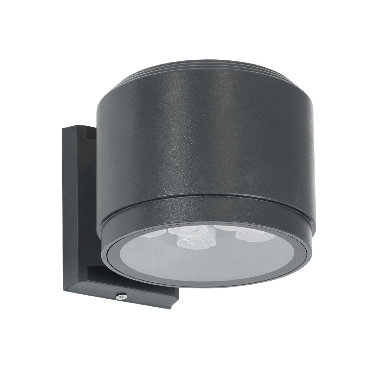 GloboStar® WALLLIGHT-GONA 90484 Φωτιστικό Τοίχου - Απλίκα Point Light LED 24W 2280lm 5° DC 24V Αδιάβροχο IP67 Μ13 x Π16.5 x Υ5cm Φυσικό Λευκό 4500K - Γκρι Ανθρακί - 3 Years Warranty