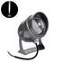GloboStar® SPOT-XENIA 90509 Σποτ Φωτισμου Wall Washer LED 16W 1600lm 3° DC 24V Αδιάβροχο IP65 Φ9 x Υ12cm Ψυχρό Λευκό 6000K - Σφυρήλατο Γκρι - ledmania.gr