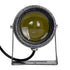 GloboStar® SPOT-XENIA 90509 Σποτ Φωτισμου Wall Washer LED 16W 1600lm 3° DC 24V Αδιάβροχο IP65 Φ9 x Υ12cm Ψυχρό Λευκό 6000K - Σφυρήλατο Γκρι - ledmania.gr