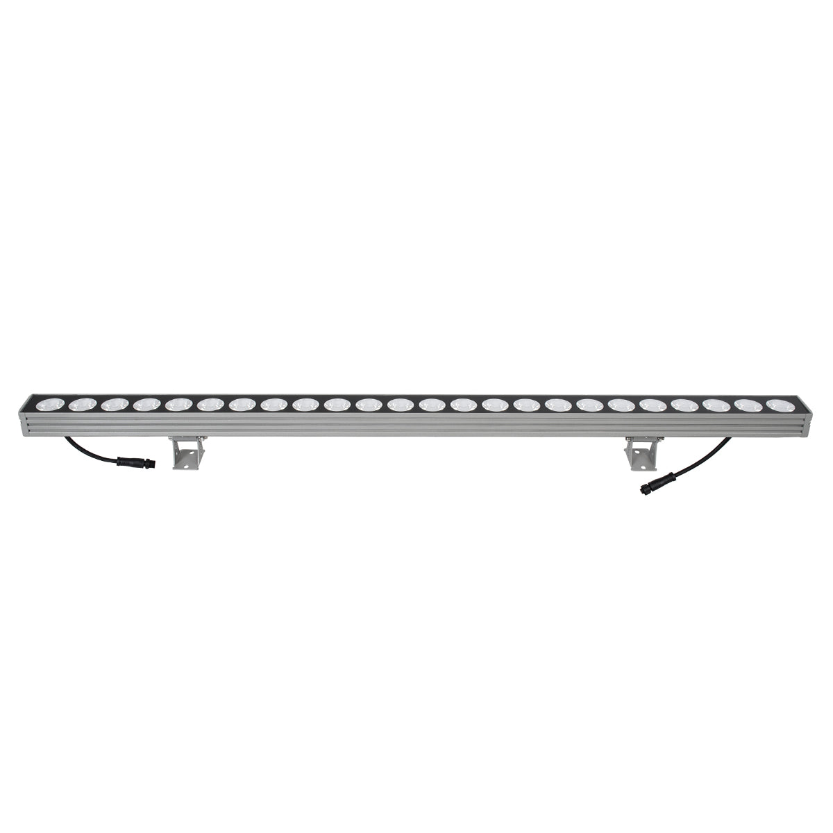 GloboStar® WASHER-JAVIA 90556 Μπάρα Φωτισμού Wall Washer LED 48W 4320lm 5° DC 24V Αδιάβροχο IP67 Μ100 x Π5.2 x Υ3.6cm (Υ8.5 με Βάση) Φυσικό Λευκό 4500K - Γκρι Ανθρακί - 3 Years Warranty - ledmania.gr