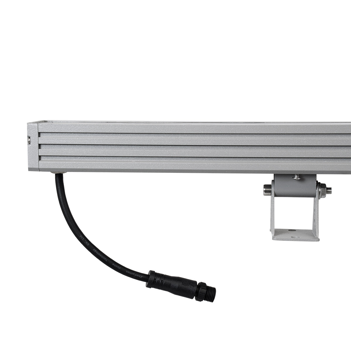 GloboStar® WASHER-JAVIA 90556 Μπάρα Φωτισμού Wall Washer LED 48W 4320lm 5° DC 24V Αδιάβροχο IP67 Μ100 x Π5.2 x Υ3.6cm (Υ8.5 με Βάση) Φυσικό Λευκό 4500K - Γκρι Ανθρακί - 3 Years Warranty - ledmania.gr