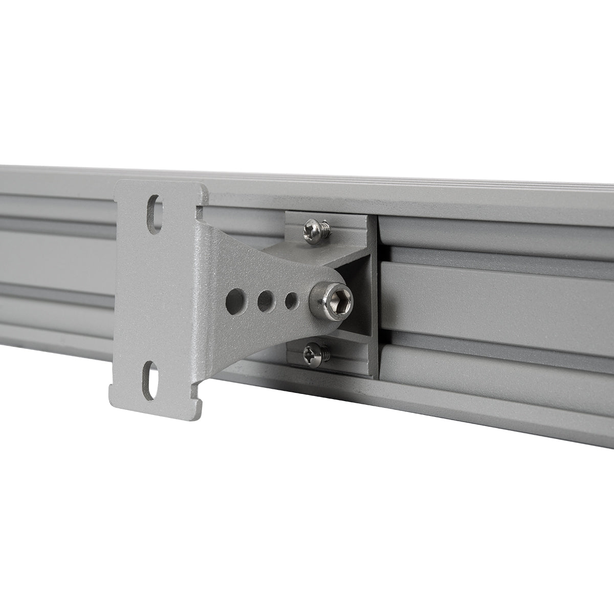 GloboStar® WASHER-JAVIA 90556 Μπάρα Φωτισμού Wall Washer LED 48W 4320lm 5° DC 24V Αδιάβροχο IP67 Μ100 x Π5.2 x Υ3.6cm (Υ8.5 με Βάση) Φυσικό Λευκό 4500K - Γκρι Ανθρακί - 3 Years Warranty - ledmania.gr