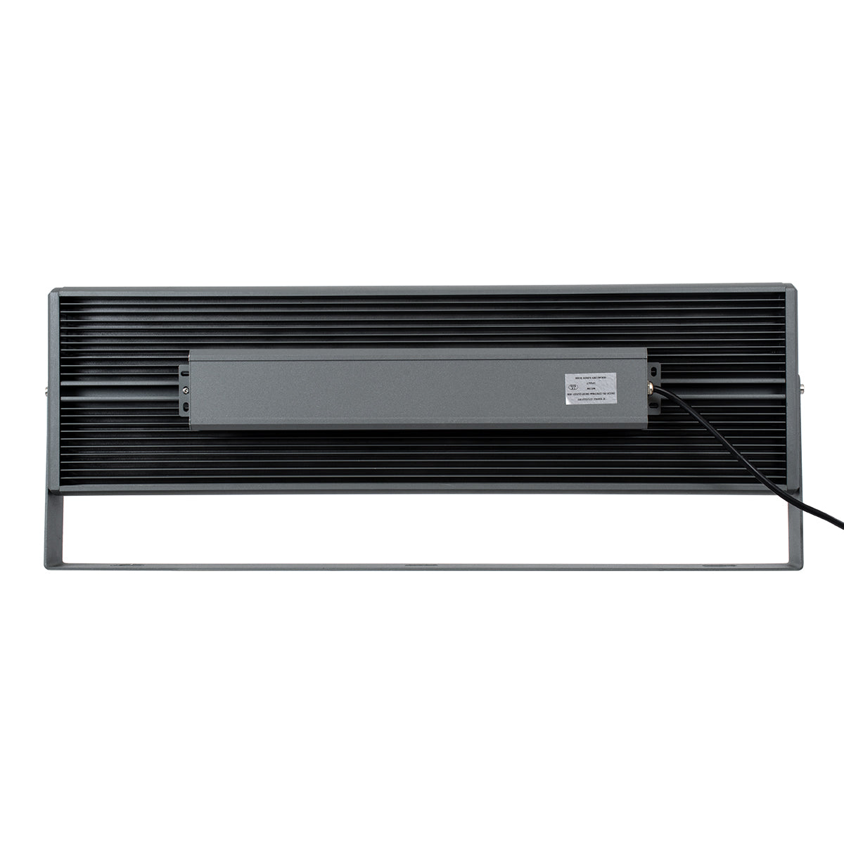 GloboStar® FLOOD-ZANA 90560 Προβολέας Wall Washer για Φωτισμό Κτιρίων LED 200W 18000lm 30° DC 24V Αδιάβροχο IP65 Μ70 x Π29 x Υ10cm Θερμό Λευκό 2700K - Γκρι Ανθρακί - 3 Years Warranty