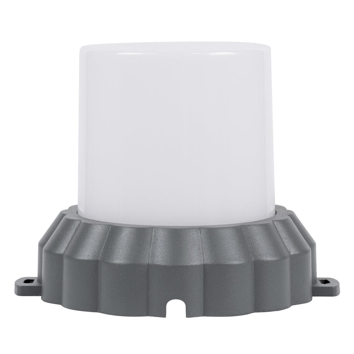 WALLLIGHT-MONA 90629 Φωτιστικό Τοίχου-Απλίκα Point Light LED 12W 1320lm 360° DC 24V Αδιάβροχο IP65 Θερμό Λευκό 3000K-Γκρι Ανθρακί - ledmania.gr