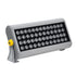 GloboStar® FLOOD-HENA 90640 Προβολέας Wall Washer για Φωτισμό Κτιρίων LED 48W 5280lm 30° AC 220-240V Αδιάβροχο IP65 Μ39 x Π6 x Υ17cm Θερμό Λευκό 3000K - Ασημί - 3 Years Warranty - ledmania.gr