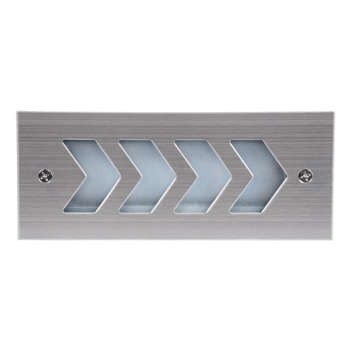 WALLLIGHT-ARINA 90672 Χωνευτό Φωτιστικό Τοίχου LED 6W 720lm 120° DC 24V Αδιάβροχο IP67 Ψυχρό Λευκό 6000K-Ανοξείδωτο Ατσάλι - ledmania.gr