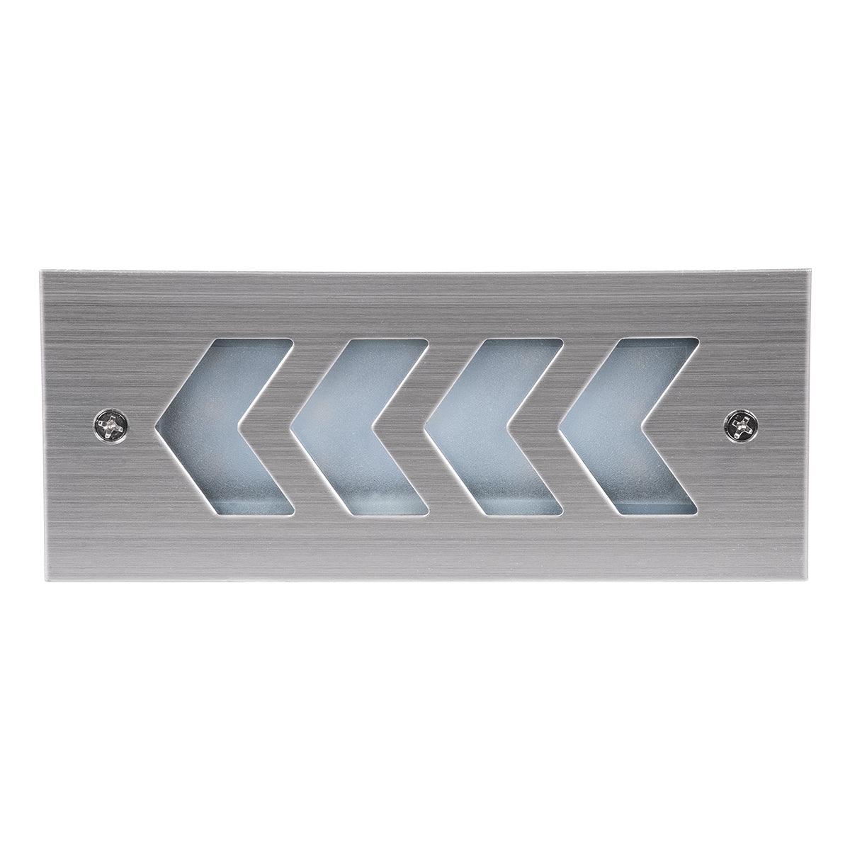 WALLLIGHT-ARINA 90672 Χωνευτό Φωτιστικό Τοίχου LED 6W 720lm 120° DC 24V Αδιάβροχο IP67 Ψυχρό Λευκό 6000K-Ανοξείδωτο Ατσάλι - ledmania.gr