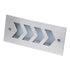 WALLLIGHT-ARINA 90673 Χωνευτό Φωτιστικό Τοίχου LED 6W 600lm 120° DC 24V Αδιάβροχο IP67 Μ17 x Π7 x Υ5.5cm Μπλε-Ανοξείδωτο Ατσάλι - ledmania.gr