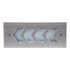 WALLLIGHT-ARINA 90673 Χωνευτό Φωτιστικό Τοίχου LED 6W 600lm 120° DC 24V Αδιάβροχο IP67 Μ17 x Π7 x Υ5.5cm Μπλε-Ανοξείδωτο Ατσάλι - ledmania.gr