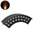 GloboStar® TREELIGHT-JINA 90698 Κυρτή Μπάρα Φωτισμού Wall Washer με Αντιθαμβωτική Γρίλια Ειδική για Φυτά - Δέντρα LED 18W 1530lm 10° DC 24V Αδιάβροχο IP67 L29 x W11 x H10.5cm Αρχιτεκτονικό Πορτοκαλί 2200K - Γκρι Ανθρακί - ledmania.gr