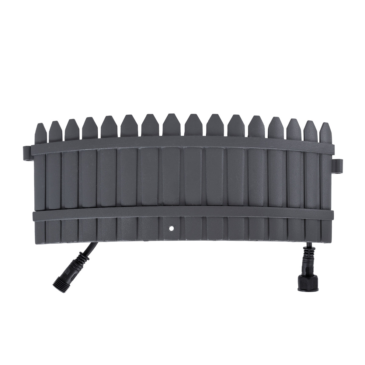 GloboStar® TREELIGHT-JINA 90698 Κυρτή Μπάρα Φωτισμού Wall Washer με Αντιθαμβωτική Γρίλια Ειδική για Φυτά - Δέντρα LED 18W 1530lm 10° DC 24V Αδιάβροχο IP67 L29 x W11 x H10.5cm Αρχιτεκτονικό Πορτοκαλί 2200K - Γκρι Ανθρακί - ledmania.gr