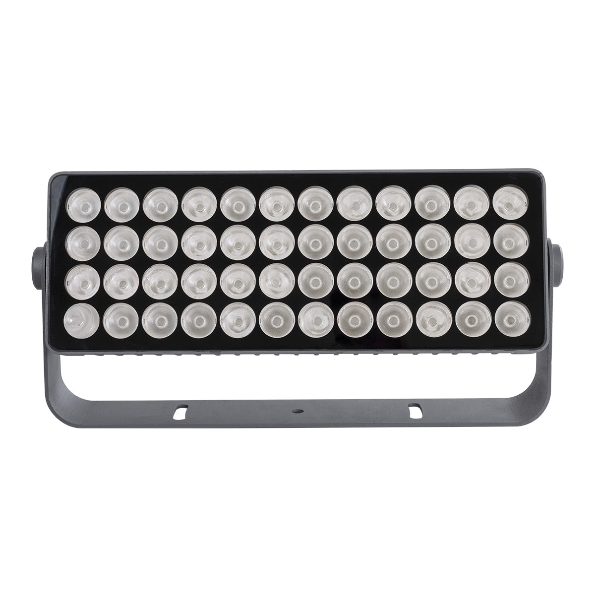 GloboStar® FLOOD-SENA 90733 Προβολέας Wall Washer για Φωτισμό Κτιρίων LED 600W 33490lm 15° DC 24V Αδιάβροχο IP65 Μ54 x Π13 x Υ25cm RGBW DMX512 - Γκρι Ανθρακί - 3 Years Warranty