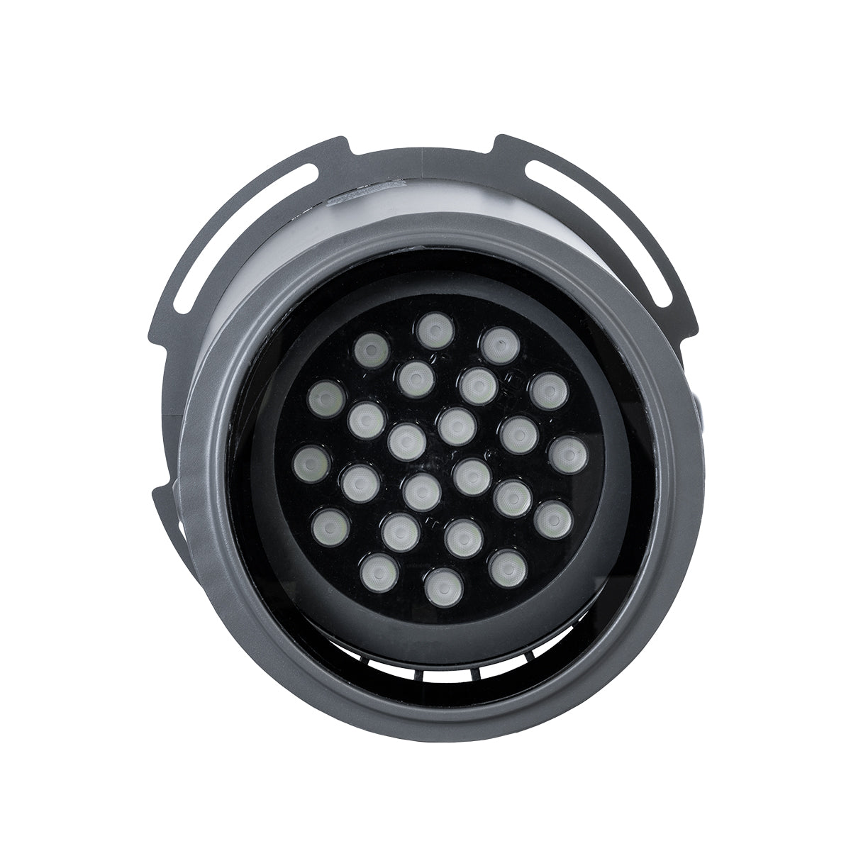 GloboStar® FLOOD-MILO 90742 Κινούμενος Προβολέας - Σποτ Φωτισμού Wall Washer για Φωτισμό Κτιρίων LED 48W 4080lm 10° DC 24V Αδιάβροχο IP67 Φ26 x Υ30cm RGBW DMX512 - Γκρι Ανθρακί - 3 Χρόνια Εγγύηση - ledmania.gr