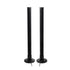 GloboStar® DIGICOLUMN 90760 Σετ 2 Μοντέρνα Επιτραπέζια Φωτιστικά Γραφείου Symphoney Bars LED 16W 1280lm 180° DC 5V με USB 2.0 IP20 - Εναλλαγή Φωτισμού μέσω Τηλεχειριστηρίου - Πολύχρωμα RGB - Dimmable - Μαύρο - Φ3 x Υ45cm - Συσκευασία 2 Τεμαχίων - 2 Χρό... - ledmania.gr