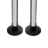 GloboStar® DIGICOLUMN 90760 Σετ 2 Μοντέρνα Επιτραπέζια Φωτιστικά Γραφείου Symphoney Bars LED 16W 1280lm 180° DC 5V με USB 2.0 IP20 - Εναλλαγή Φωτισμού μέσω Τηλεχειριστηρίου - Πολύχρωμα RGB - Dimmable - Μαύρο - Φ3 x Υ45cm - Συσκευασία 2 Τεμαχίων - 2 Χρό... - ledmania.gr