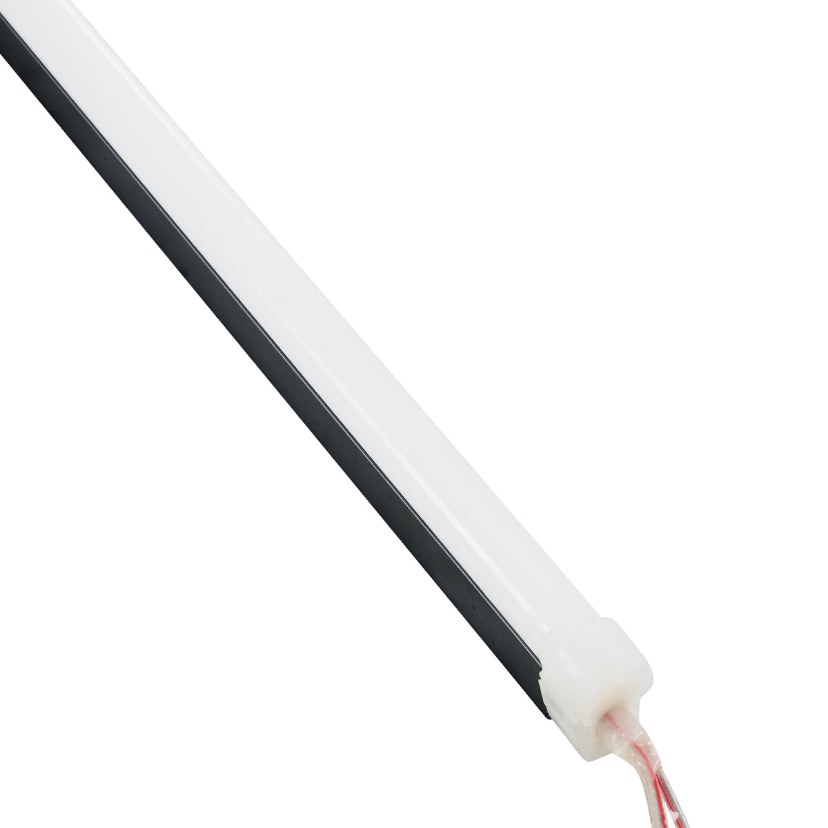 GloboStar® CON-NEONIO 90775 Προφίλ Αλουμινίου 3 Μέτρων - Βάση Στήριξης για την NEONIO Digital Neon Flex LED 14.4W/m 12VDC με Π1 x Υ2.3cm - Μαύρο - Μ300 x Π1.2 x Υ1.3cm