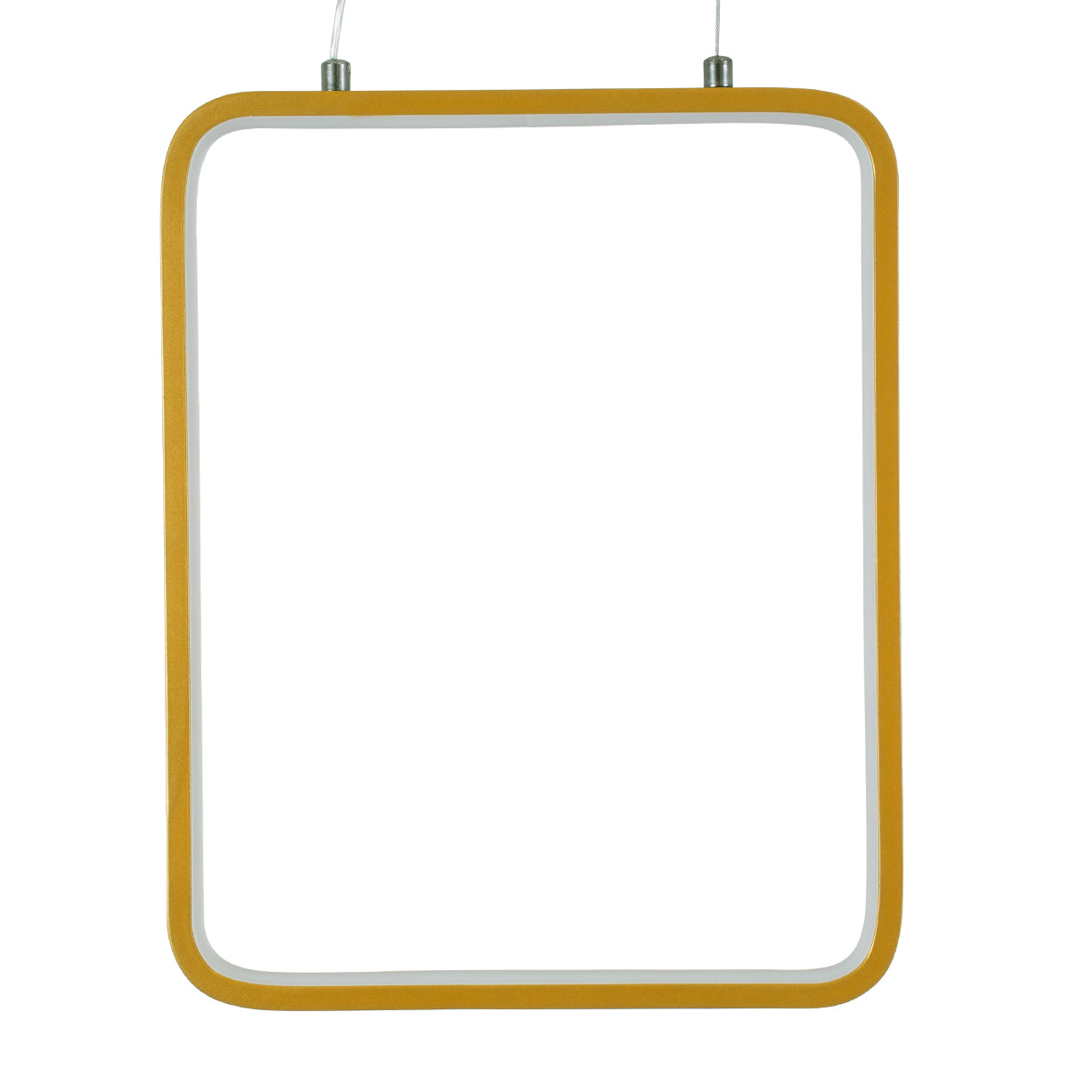 GloboStar® NEROBA 61305 Κρεμαστό Φωτιστικό Οροφής Linear Design LED CCT 18W 1980lm 360° AC 220-240V - Εναλλαγή Φωτισμού μέσω Διακόπτη On/Off All In One Ψυχρό 6000k+Φυσικό 4500k+Θερμό 2700k Μ29 x Π2 x Υ36cm - Χρυσό Βούρτσας - 3 Years Warranty - ledmania.gr