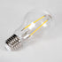 GloboStar® 99007 Λάμπα LED Long Filament E27 A60 Γλόμπος 8W 800lm 360° AC 220-240V IP20 Φ6 x Υ10.5cm Θερμό Λευκό 2700K με Διάφανο Γυαλί - Dimmable - 3 Years Warranty