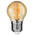 GloboStar® 99035 Λάμπα E27 G45 Γλομπάκι LED LONG FILAMENT 6W 630 lm 320° AC 85-265V Edison Retro με Μελί Γυαλί Ultra Θερμό Λευκό 2200 K Dimmable - ledmania.gr