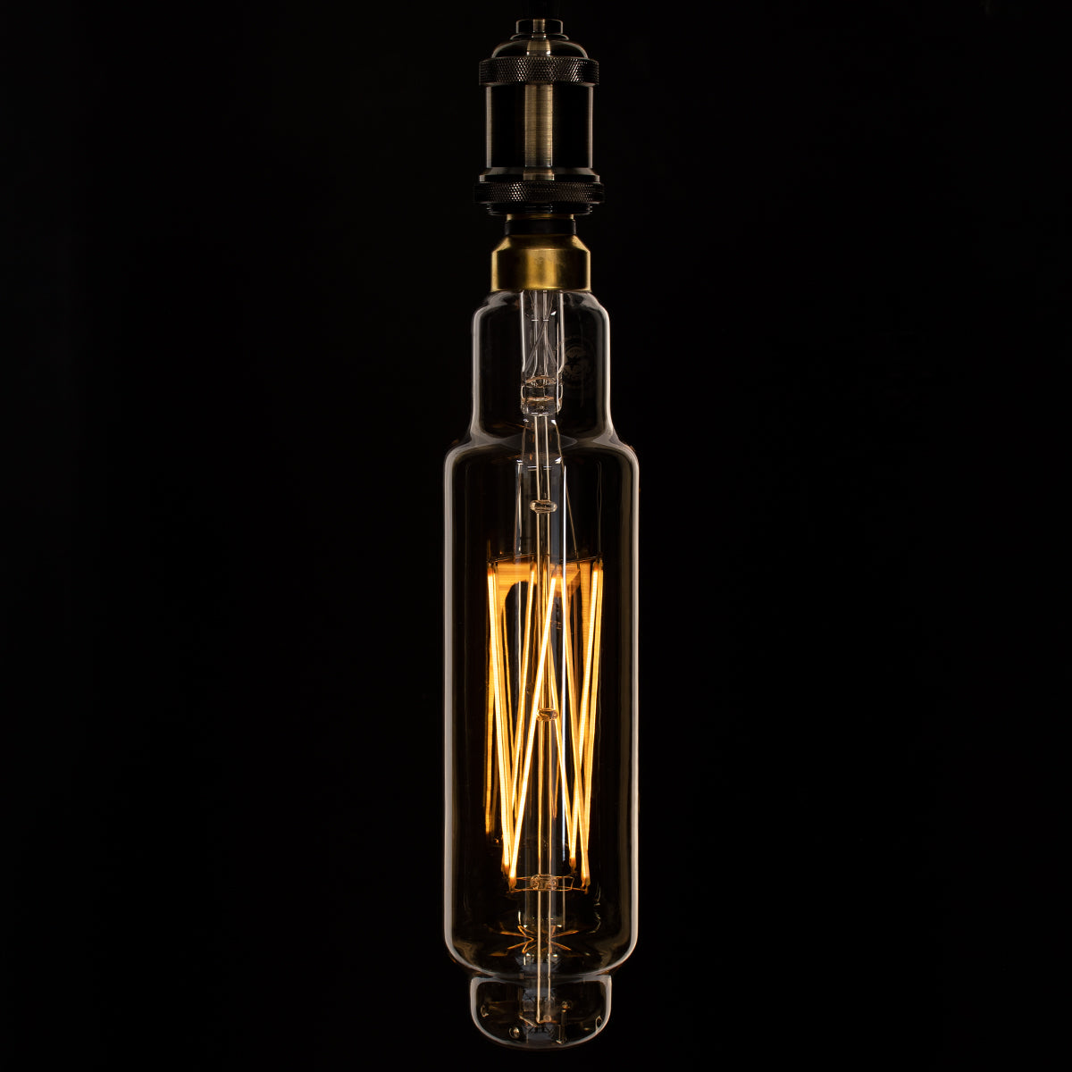 GloboStar® 99168 Λάμπα LED Long Filament E27 BTT80 BANANAS Γλόμπος 8W 720lm 360° AC 220-240V IP20 Φ7.8 x Υ34.5cm Ultra Θερμό Λευκό 2200K με Μελί Γυαλί - Dimmable - 3 Years Warranty - ledmania.gr