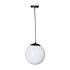 HANG LIGHT PMM Φ250 PMM OPAL ΜΑΥΡΟ ΚΑΛΩΔΙΟ ΡΟΖΕΤΑ - ledmania.gr